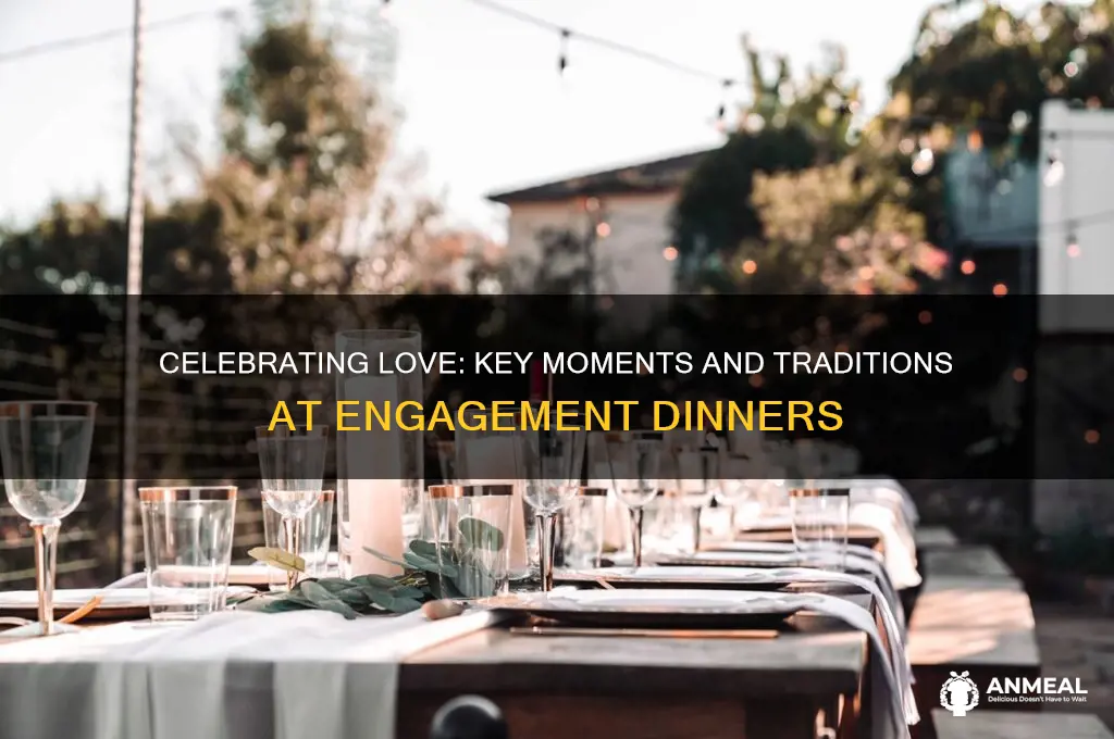 what events happens at the engagement dinner