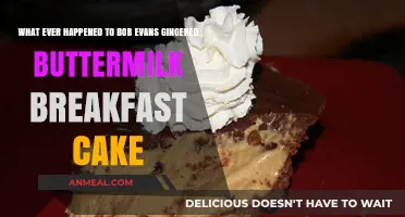 Bob Evans Gingered Buttermilk Breakfast Cake: A Missing Menu Mystery