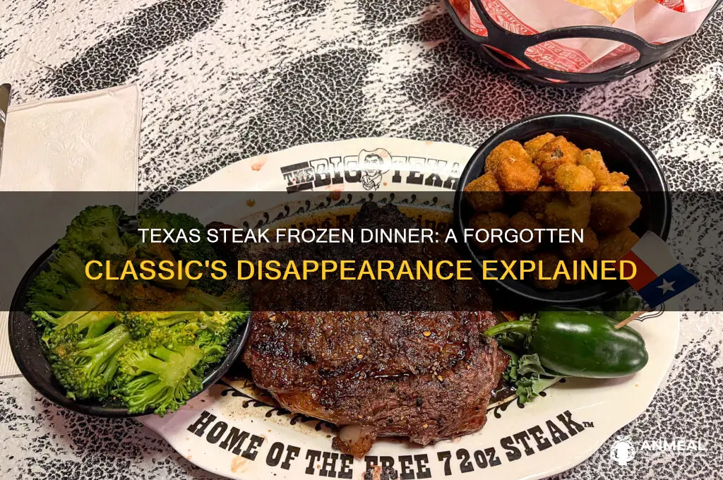 what ever happened to texas steak frozen dinner