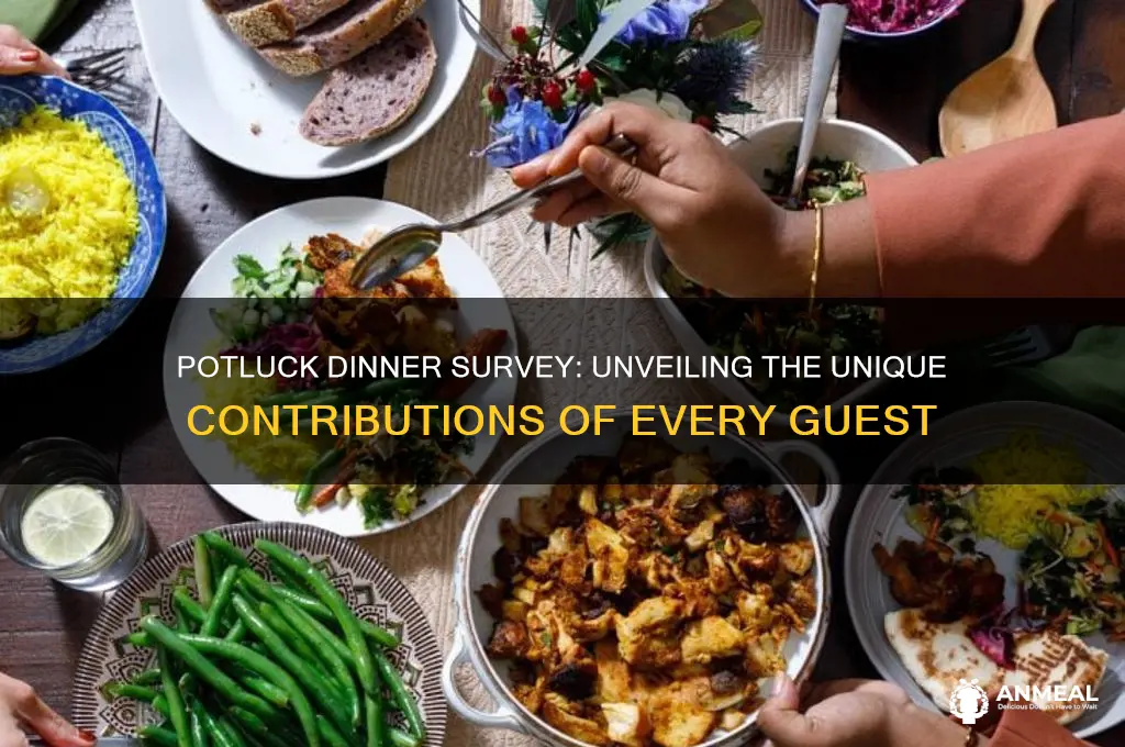 what everyone brings to a potluck dinner survey