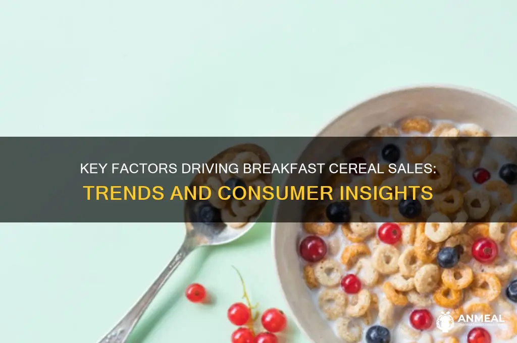 what factors influence the sale of breakfast cereal
