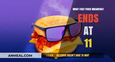 When Does Fast Food Breakfast End? 11 AM Cutoff Explained