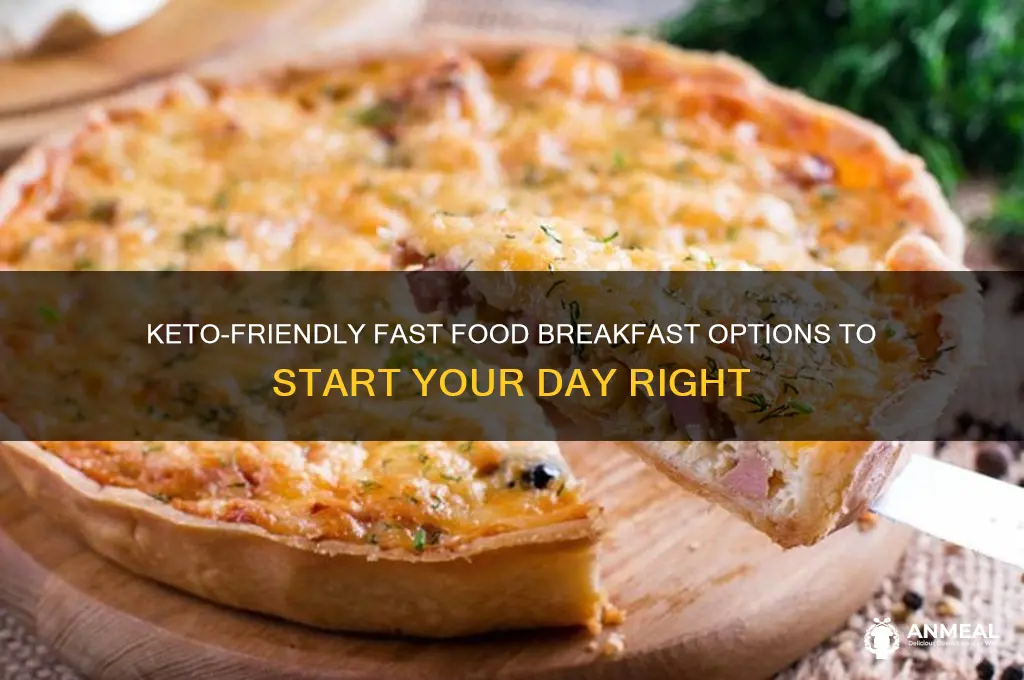 what fast food breakfast is keto friendly