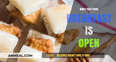 Discover Fast Food Breakfast Spots Open Early Near You
