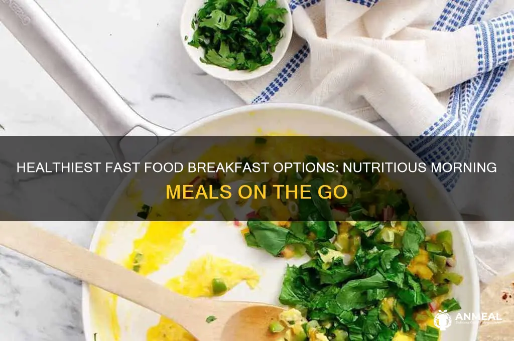 what fast food breakfast is the healthiest