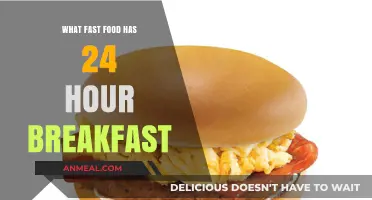 24-Hour Breakfast Bliss: Fast Food Spots Serving Morning Meals Anytime