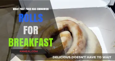 Discover Fast Food Chains Serving Cinnamon Rolls for Breakfast