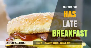 Late Breakfast Options: Fast Food Chains Serving Morning Meals Longer