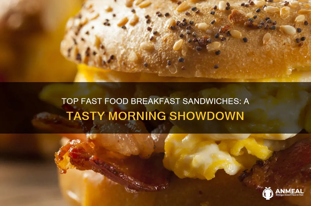 what fast food has the best breakfast sandwich