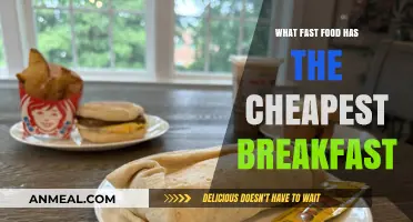 Affordable Morning Meals: Discover the Cheapest Fast Food Breakfast Options