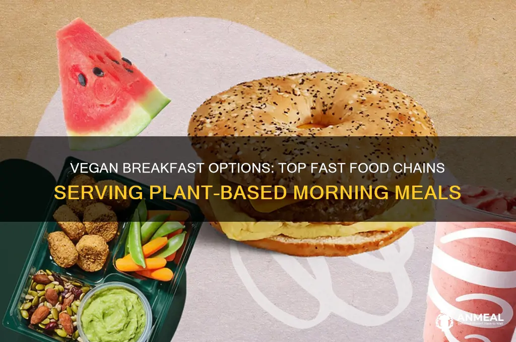 what fast food places have vegan breakfast