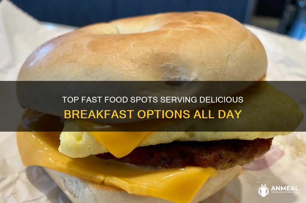 what fast food places sell breakfast