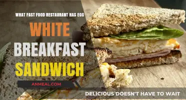 Healthy Breakfast Options: Egg White Sandwiches at Fast Food Chains