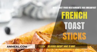 Where to Find Breakfast French Toast Sticks at Fast Food Chains