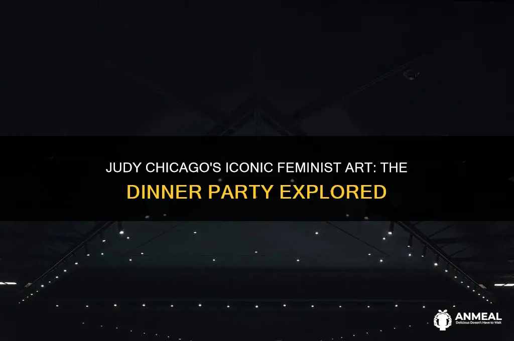 what feminist artist created the dinner table
