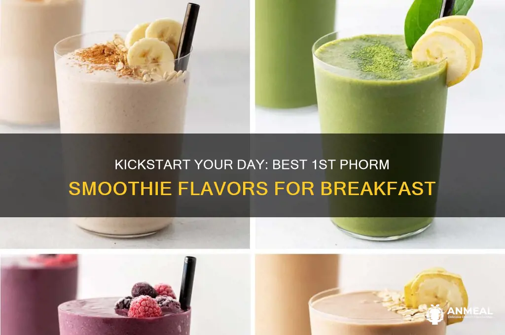 what flavor for smoothie breakfast 1st phorm