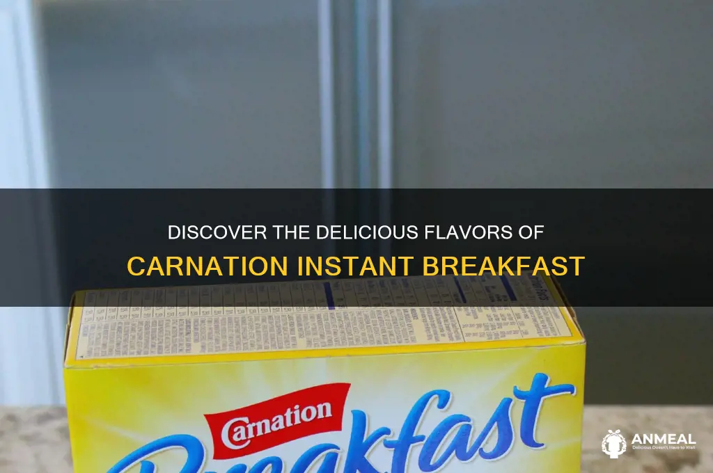 what flavors does carnation instant breakfast come in