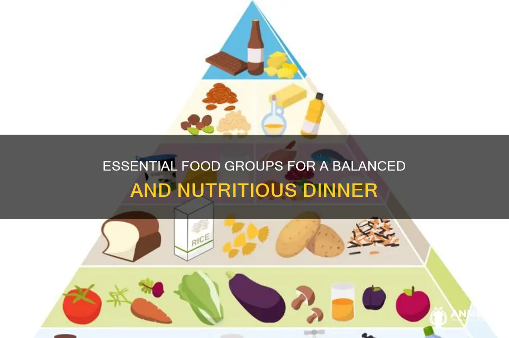 what food groups do you need for dinne