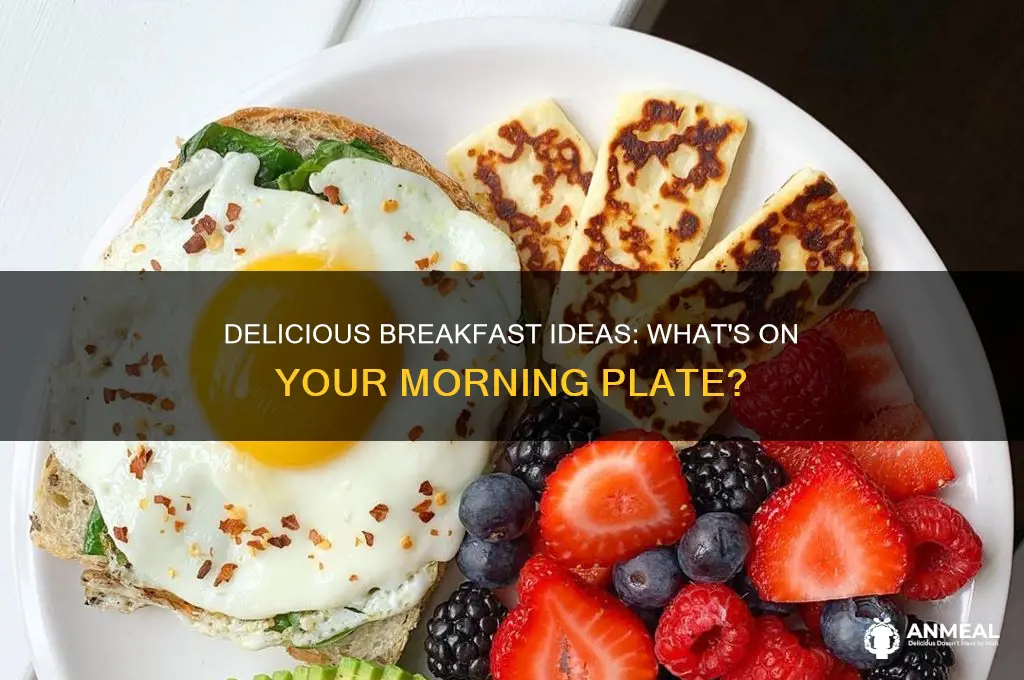 what food is on your breakfast plate