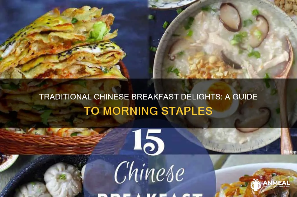 what food is sered in a traditional chinese breakfast