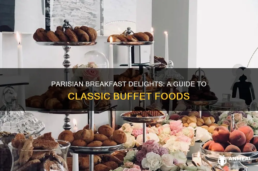 what foods are on a paris breakfast buffet
