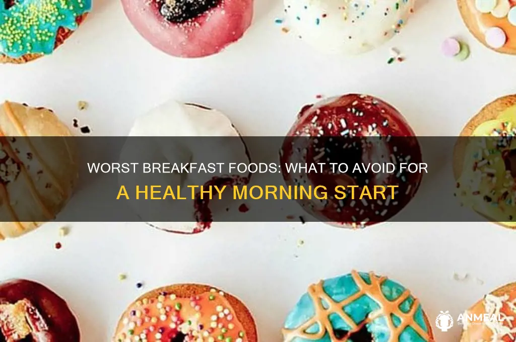 what foods to avoid for breakfast