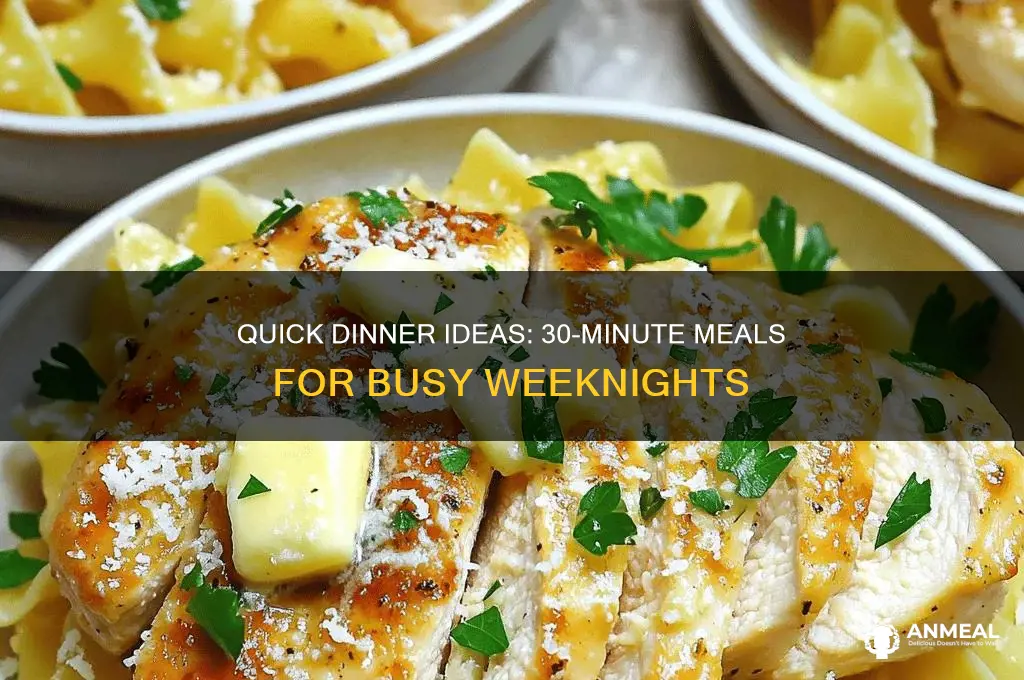 what for dinner 30 minute meals