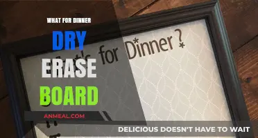 Simplify Meal Planning with a What’s for Dinner Dry Erase Board