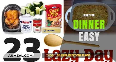 Quick and Simple Dinner Ideas for Busy Weeknights