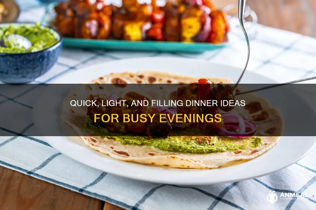 what for dinner lite and filling