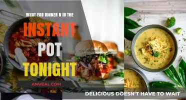 Quick Instant Pot Dinner Ideas for Tonight's Easy Meal Prep