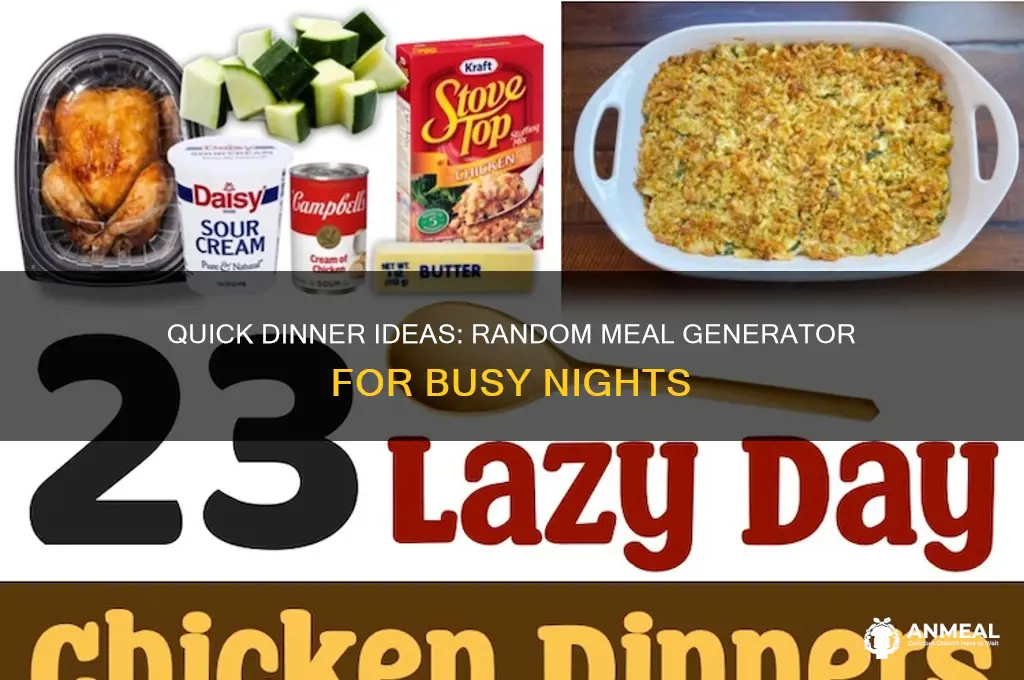 what for dinner random generator