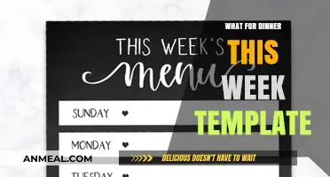 Weekly Dinner Planner: Simple, Delicious Meals for Every Night