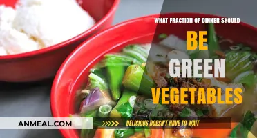 Maximizing Nutrition: Ideal Green Vegetable Portion for Balanced Dinners