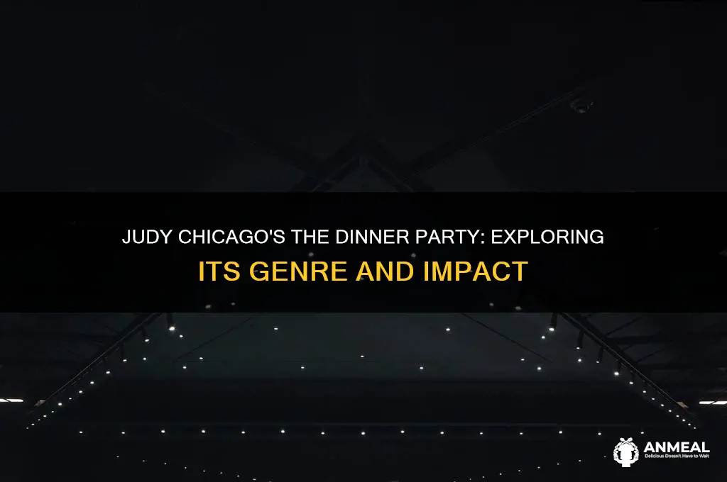 what genre is judy chicago dinner party