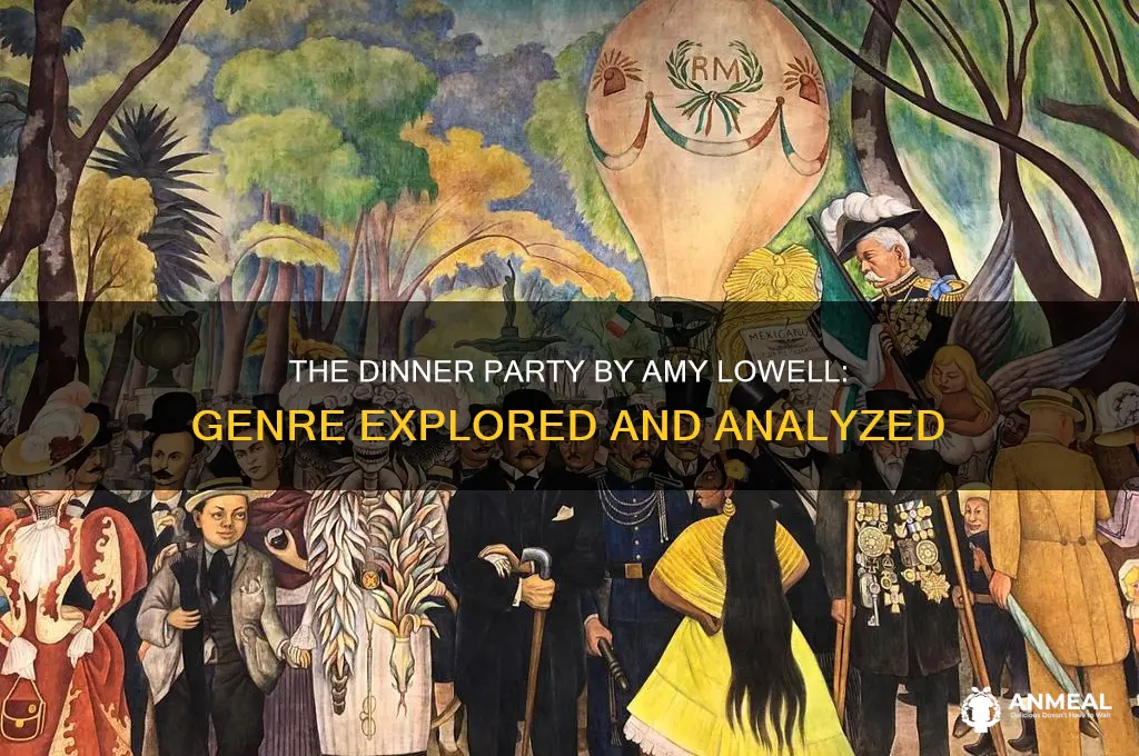 what genre is the dinner party by amy lowell