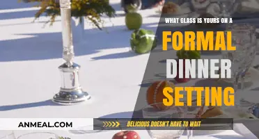 Mastering Formal Dinner Etiquette: Identifying Your Glass at the Table