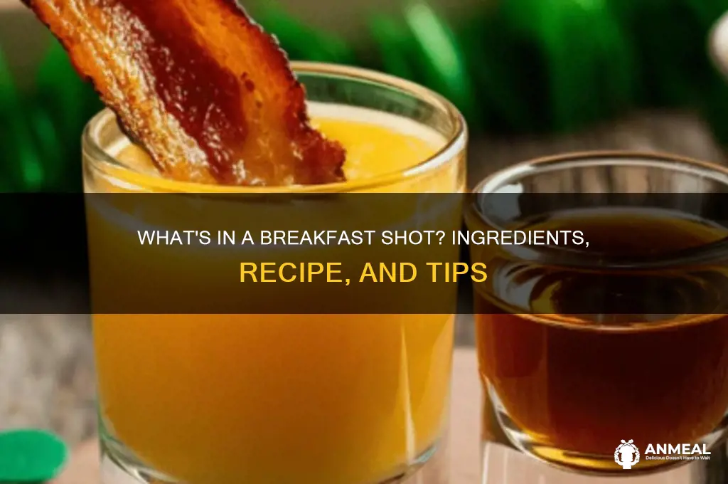 what goes in a breakfast shot