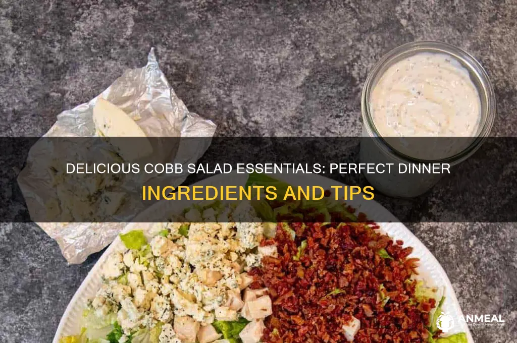 what goes in a cobb salad for dinner