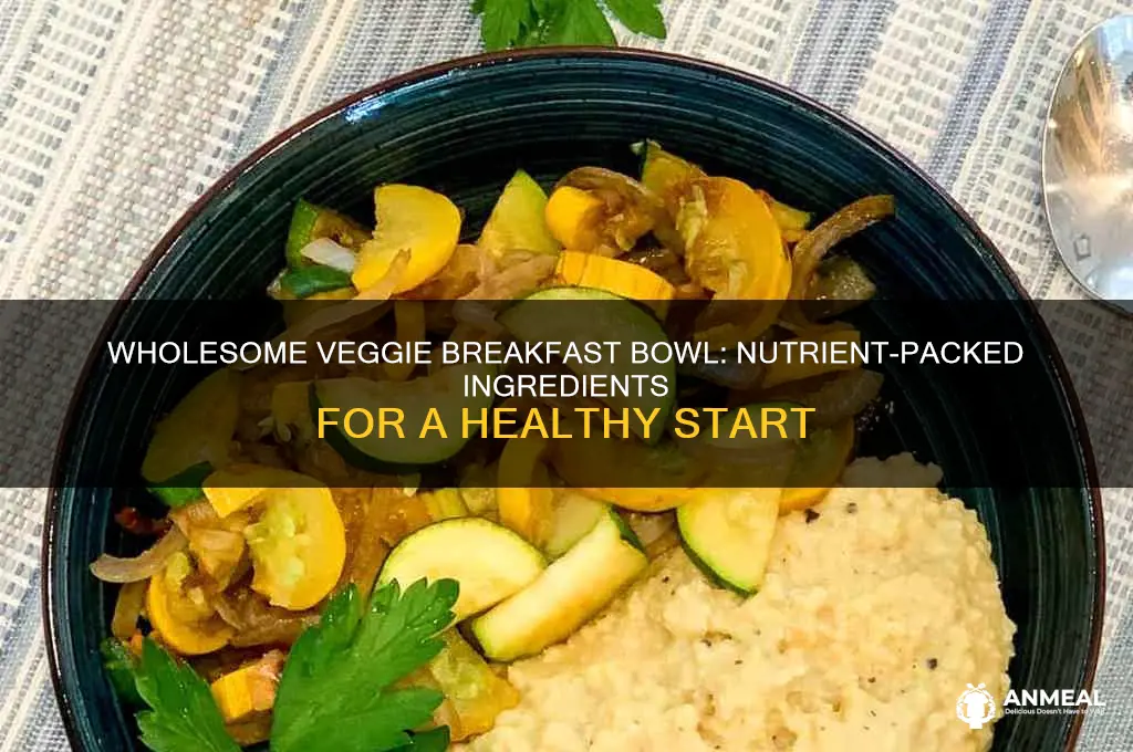 what goes in a veggie breakfast bowl