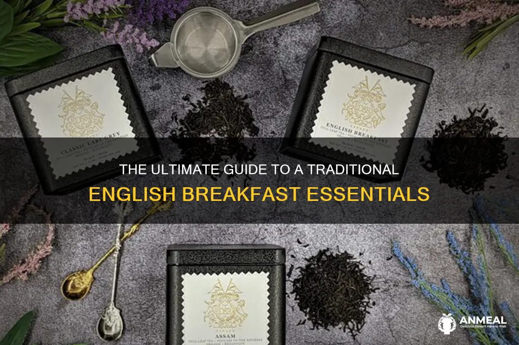 what goes in an english breakfast