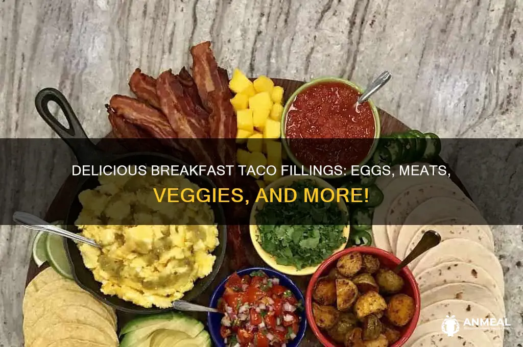 what goes in breakfast taco