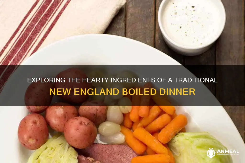 what goes into a new england boiled dinner