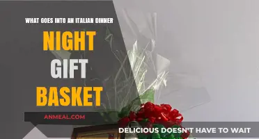 Crafting the Perfect Italian Dinner Night Gift Basket Essentials