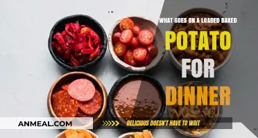 Loaded Baked Potato Perfection: Toppings for a Hearty Dinner Delight
