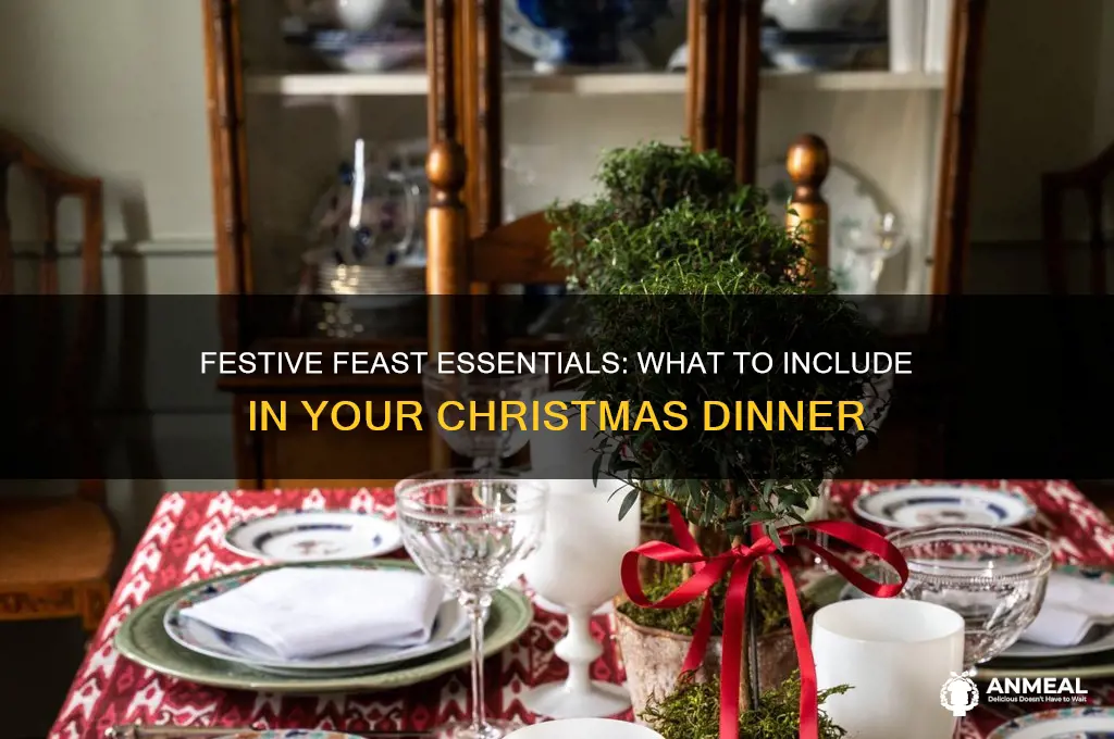 what goes on an xmas dinner