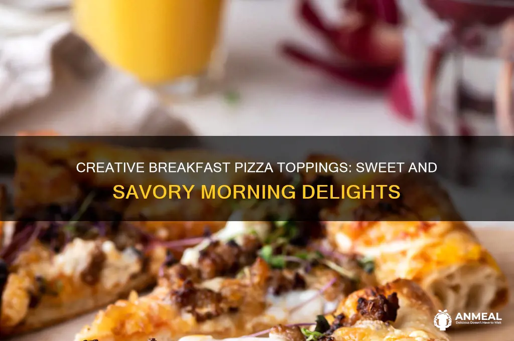 what goes on breakfast pizza