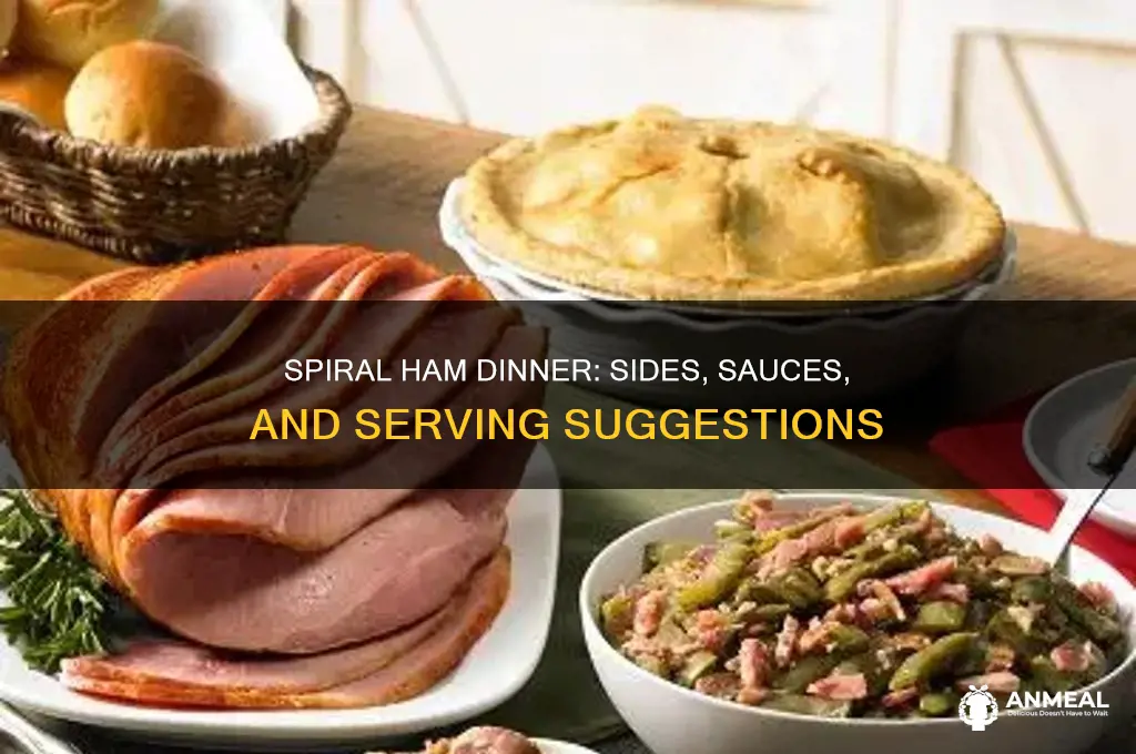 what goes spiral ham dinner