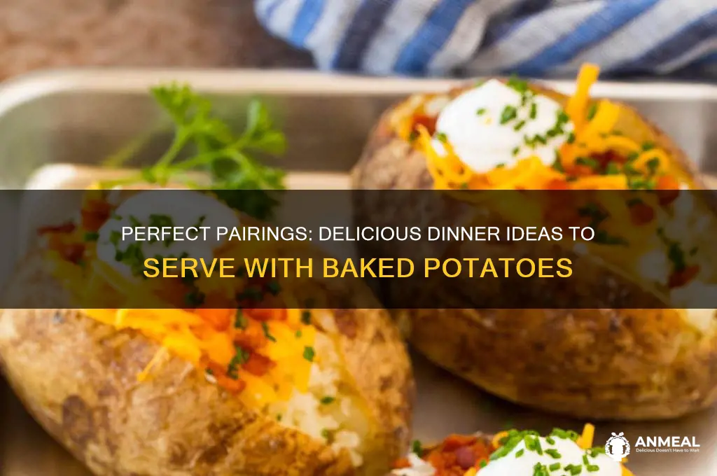 what goes well with baked potatoes for dinner