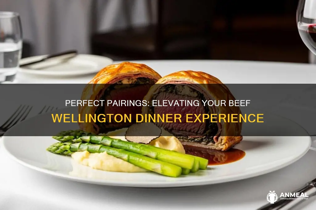what goes well with beef wellington for dinner